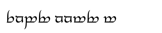 Tengwar 03