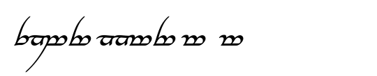 Tengwar 03