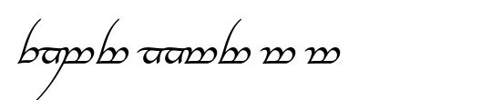 Tengwar-Gandalf