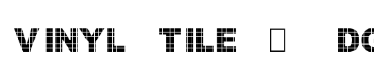 DemonCubicBlockFont Tile