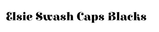 Delius Swash Caps