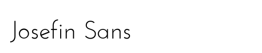 Josefin Sans