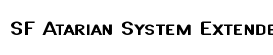 SF Atarian System Extended