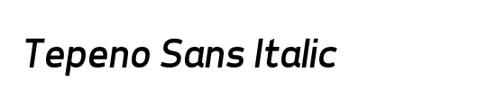 Tepeno Sans