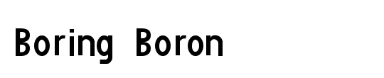 Boron