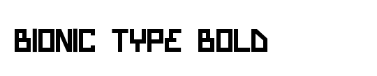 Bionic Type Expanded Italic