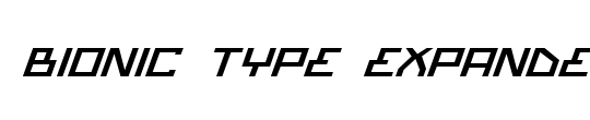 Bionic Type Cond Italic