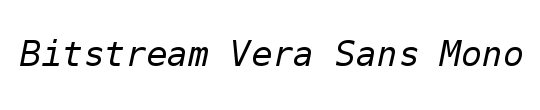 Bitstream Vera Sans Mono