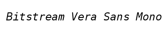 Bitstream Vera Sans