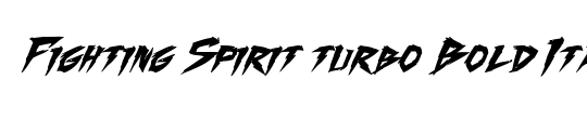 Nick Turbo Bold Italic Las