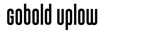 Gobold Uplow Italic