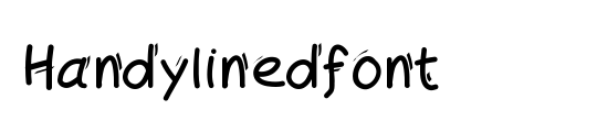 Handylinedfont