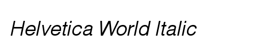 Helvetica World