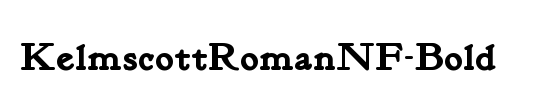 Kelmscott Roman NF
