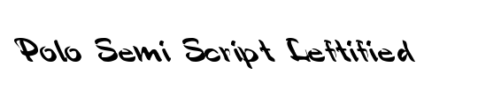 Polo-Semi Script Leftified