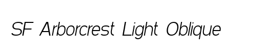 SF Arborcrest Light