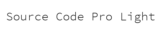 Source Code Pro Medium