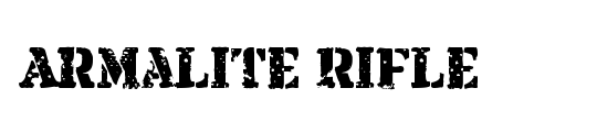 Pulse Rifle 3D Italic