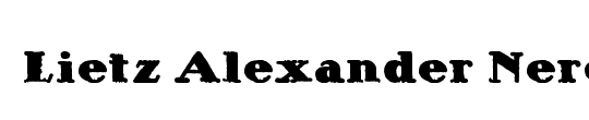 Alexander Lettering