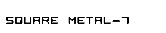 Metal Font