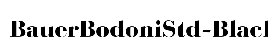 Bodoni MT Black