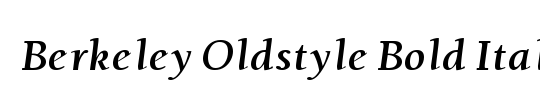 ITC Berkeley Oldstyle Std