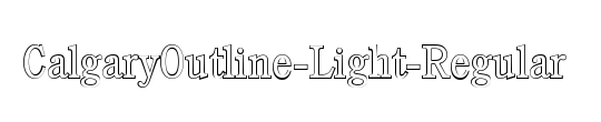 CalgaryOutline-Light