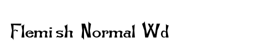 Flemish-Normal Wd