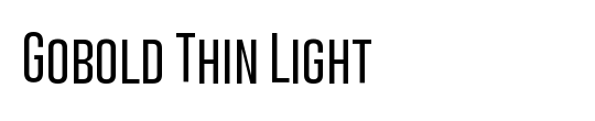 Gobold Thin Light Italic