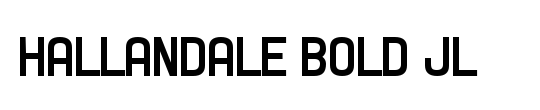 Hallandale Text Bold Italic JL