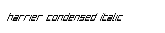 Harrier Expanded Italic