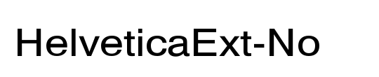 HelveticaExt-No