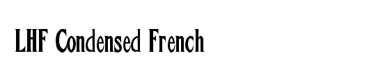 LHF Condensed French | ATK