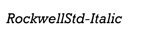 Rockwell Std Condensed