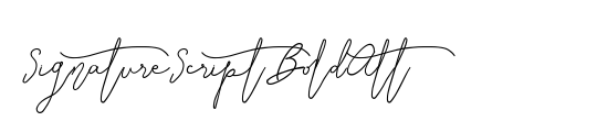 SignatureScriptBoldAlt