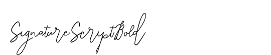 SignatureScriptBold