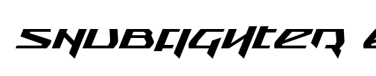 Snubfighter 3D Italic