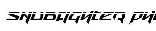 Snubfighter Condensed Italic