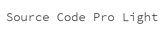 Source Code Pro Black