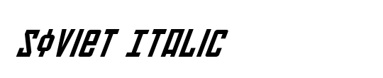 Kremlin Soviet Italic