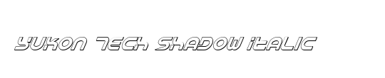 Yukon Tech Shadow Italic