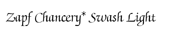 Chancery Script Light SSi