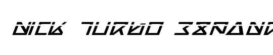 Nick Turbo Italic