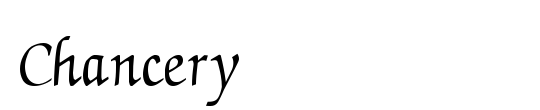 Chancery Script SSi