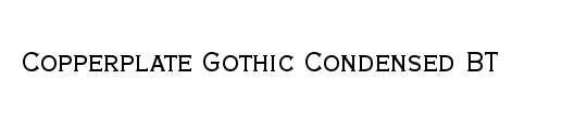 Gothic 57 Condensed