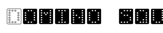 Domino square kursiv