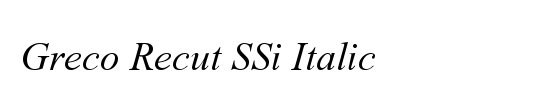 Bodoni Recut SSi