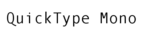 QuickType Condensed