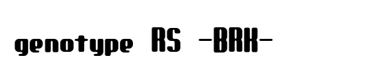 genotype RH BRK