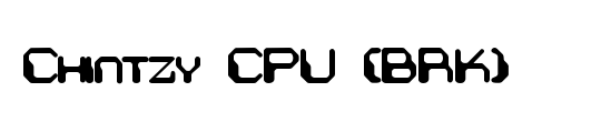 Chintzy CPU (BRK)